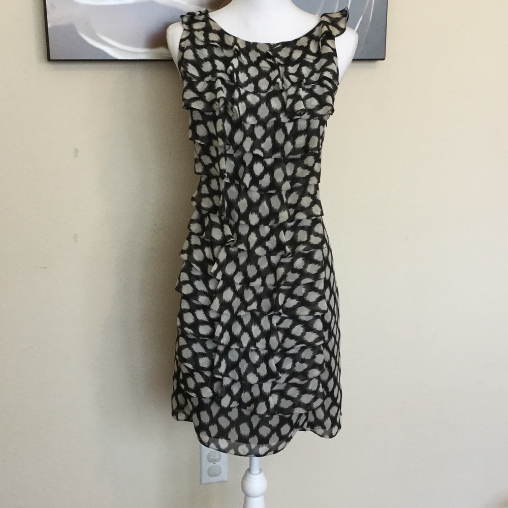 Adriana Papell Black and white dress